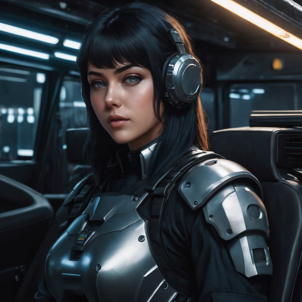 AI generated: epic realistic, DV_Ramona_Vicious, close up photographic front view shot, centered, portrait, cinema...