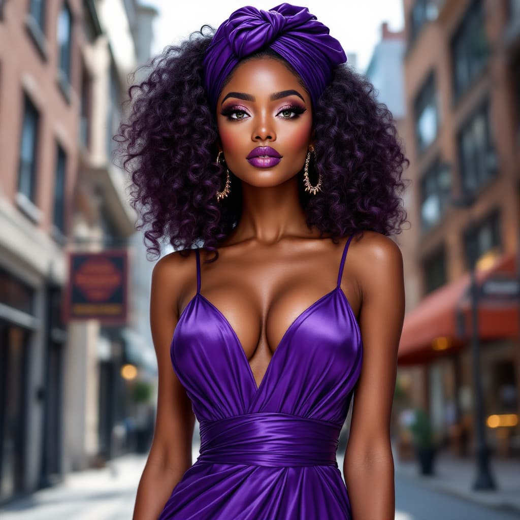 AI generated: A full length head-to-toe view of a 4k airbrushed hyper realistic glossy illustration of a stunning ...