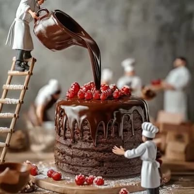 AI generated video: the chefs is working 