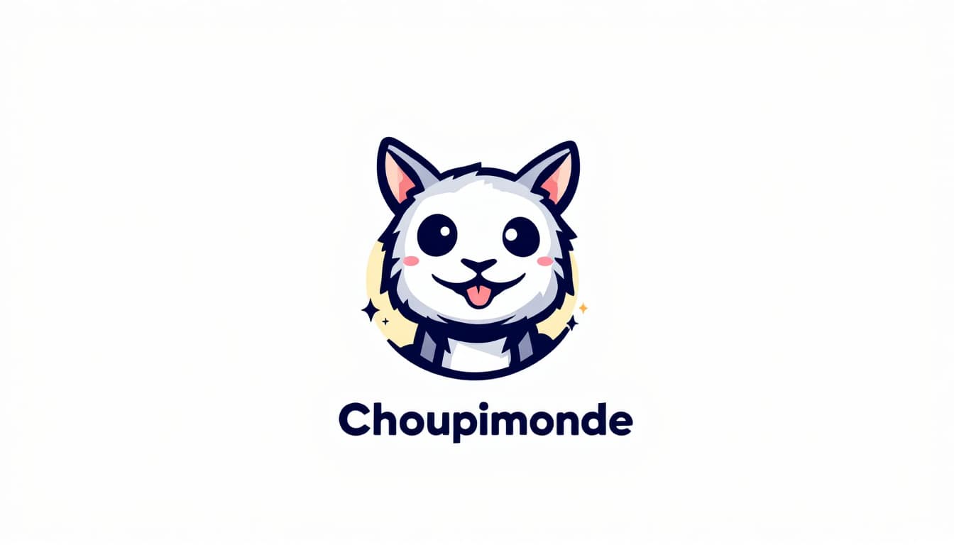 AI generated: A cartoon and modern logo design startup, featuring a stylized cartoon icon with sharp,The overall s...