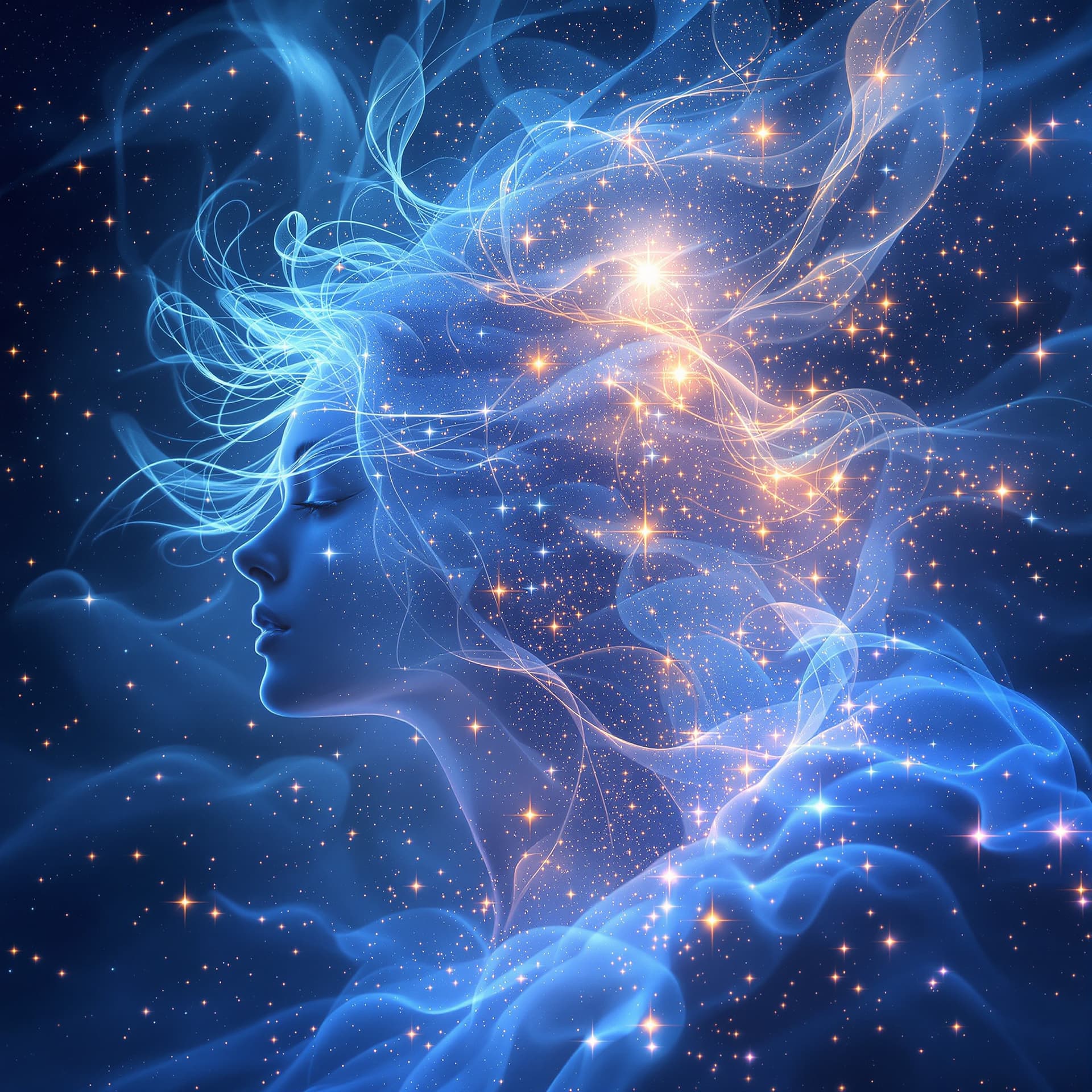 AI generated: This digital is a hyperrealistic image into a 3d fractal artwork features a celestial zodiac theme w...