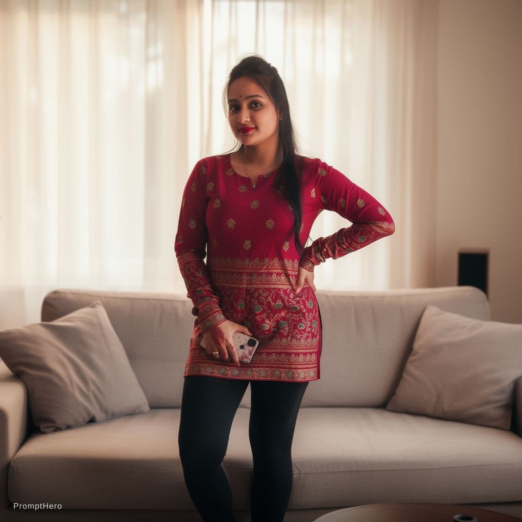 AI generated: Without dress