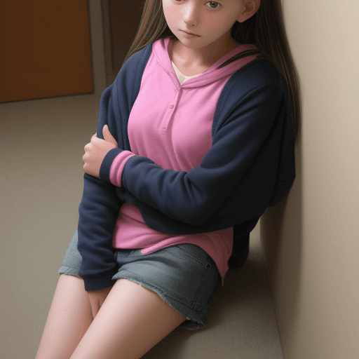 AI generated: Young 13 year old girl 