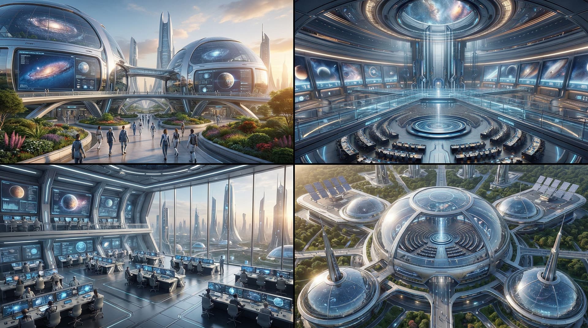 AI generated: Blend and tune the reference images and create other angles of view of the Universal University Univ...