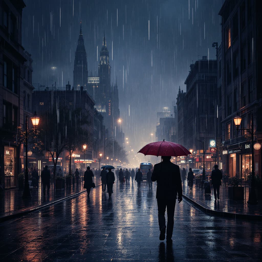 AI generated: rain



