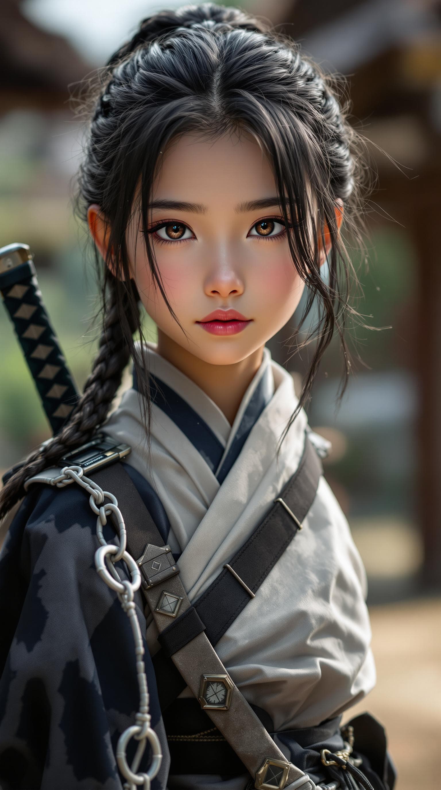 AI generated: a professional photo of a exceptionally of the most beautiful Japanese girl in the world, (age 11), ...