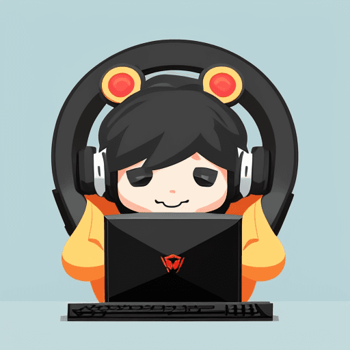 AI generated: Imagine, A cute mascot for a pc gaming company, simple, vector, flat design