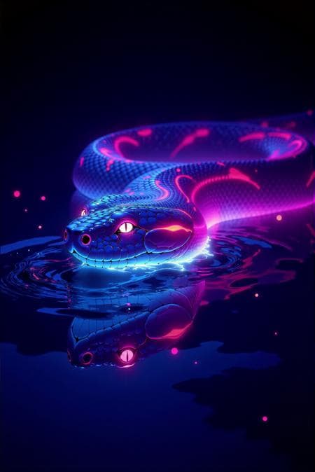 Glowing and Glossy style