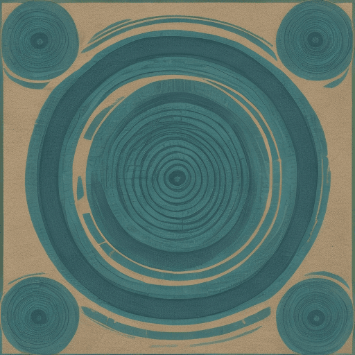 AI generated: Order versus chaos, minimalistic style