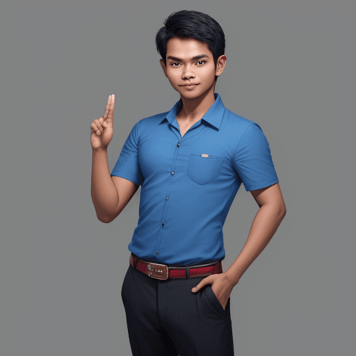 AI generated: Create a full-body, high-resolution , indonesian people, image of a person aged 20-30, embodying the...
