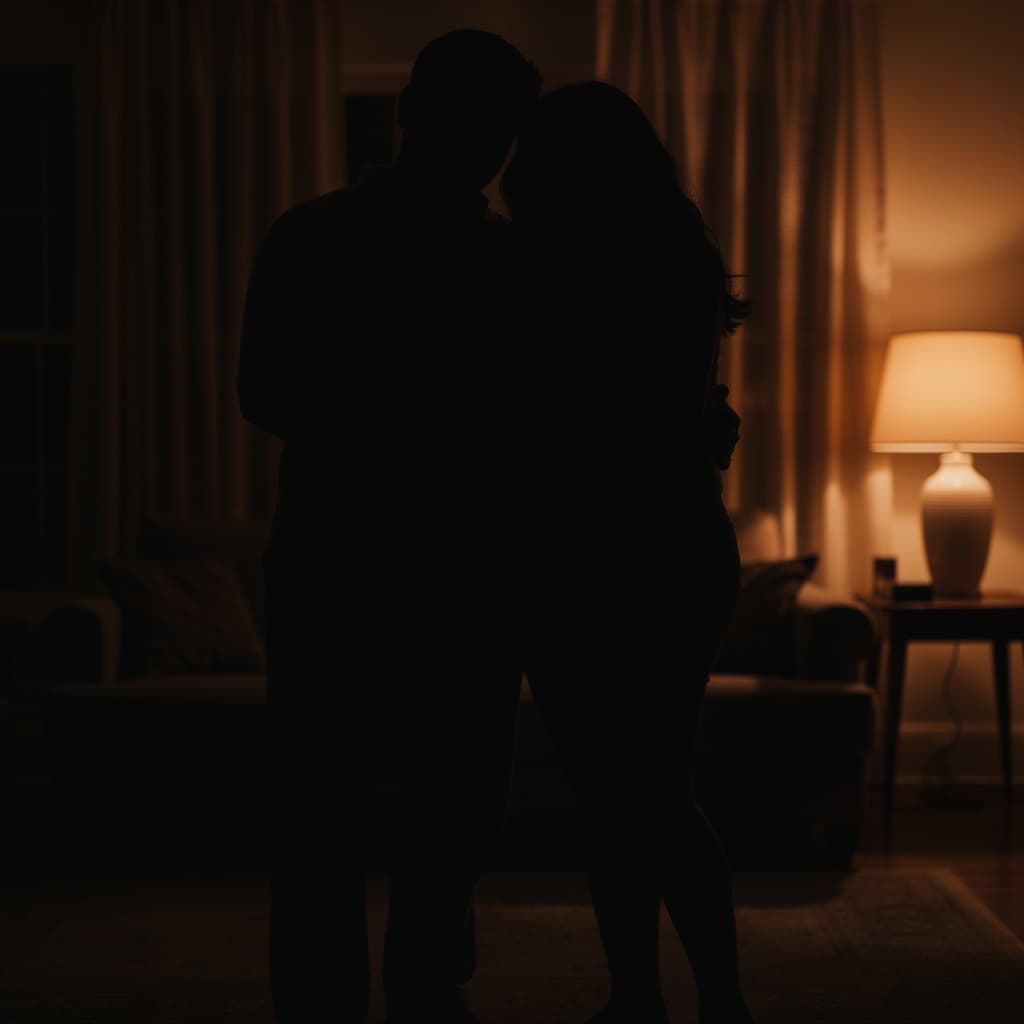 AI generated: naked couple, cozy bedroom