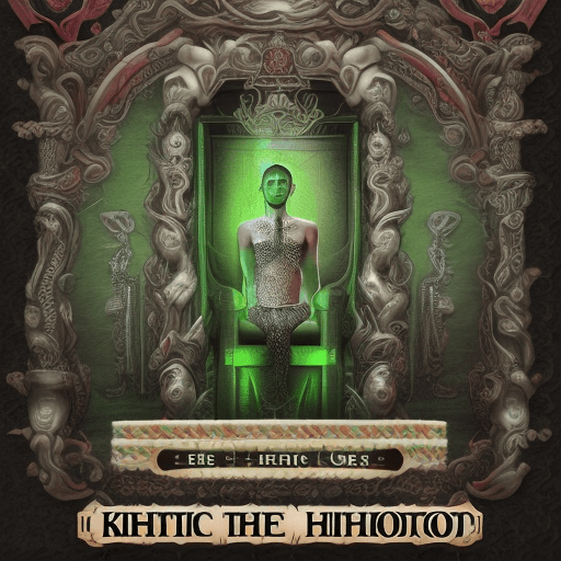 AI generated: High resolution epic throne room with king alchohol, queen cigarett, prince cocaine and the rest of ...