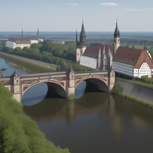 AI generated: der ort rech an der ahr
