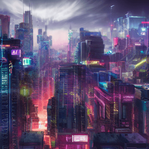 AI generated: Hyper realistic, 4k, adult boy, cyberpunk city
