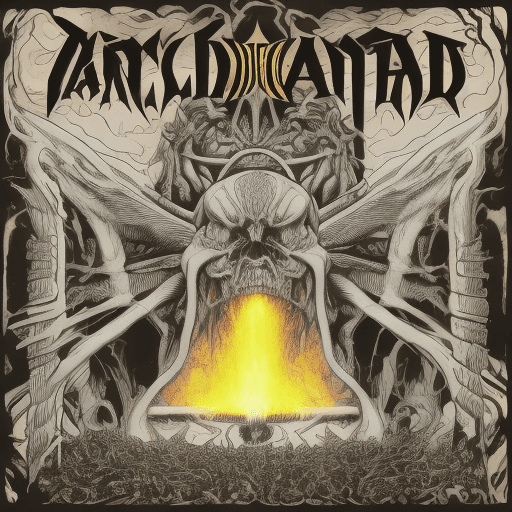 AI generated: A black sabbath image cover album 