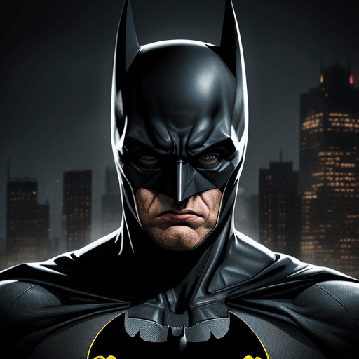 AI generated:  Batman mental disease,4k ,ultra d 