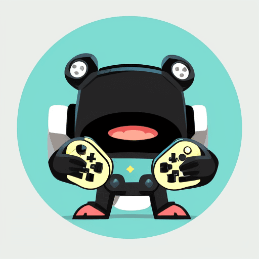 AI generated: Imagine, A mascot for a gaming company, simple, vector, flat design