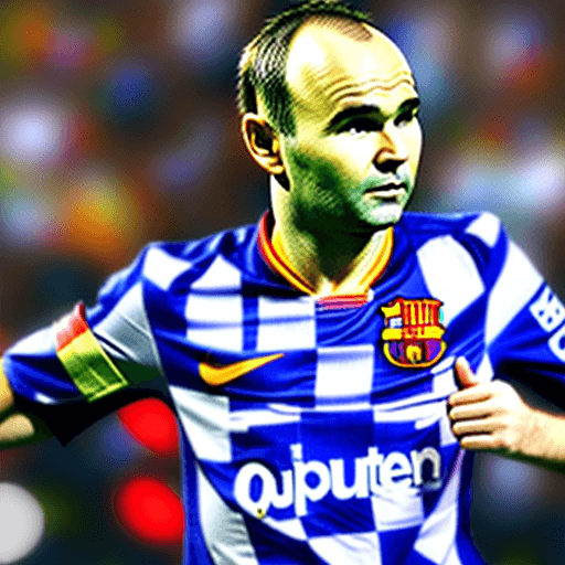 AI generated: Andres Iniesta, cool