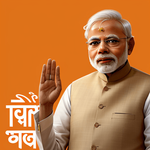 AI generated: bharat ke pradhan mantri narendra modi 