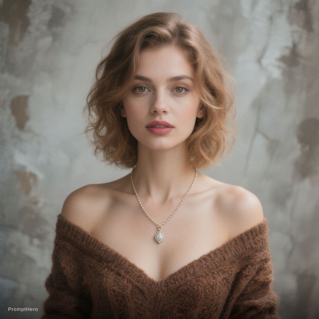 AI generated: Beautiful bust woman 