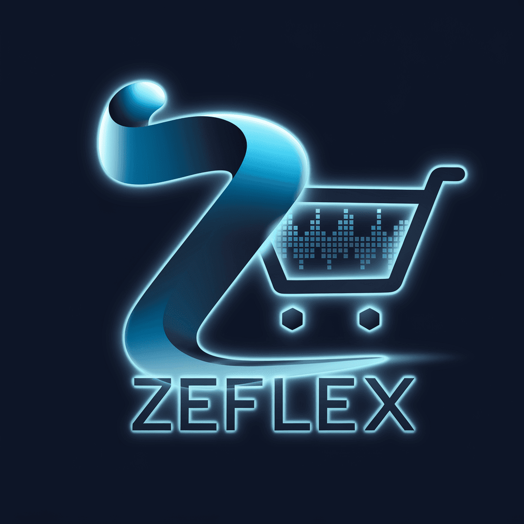 AI generated: *"Create a modern, bold, and professional logo for the brand "Zeflex", which represents an innovativ...