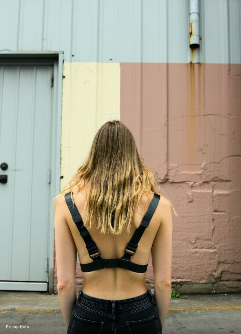 AI generated: strap girl