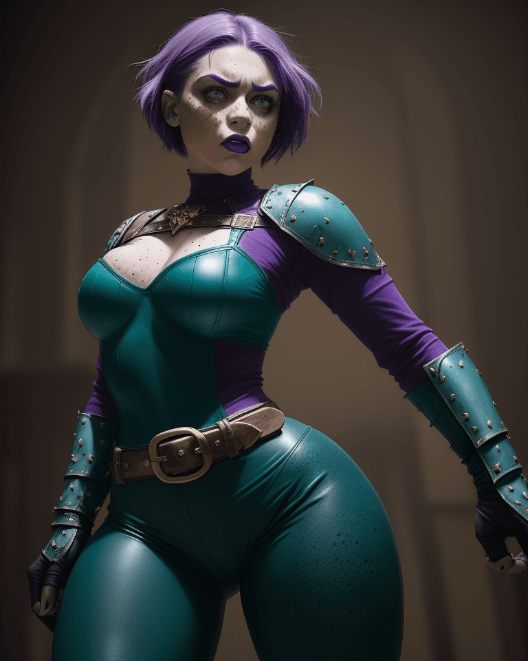 AI generated: It is D&D game night, dynamic pose, younger woman who is upset, she is holding an empty vile, she is...
