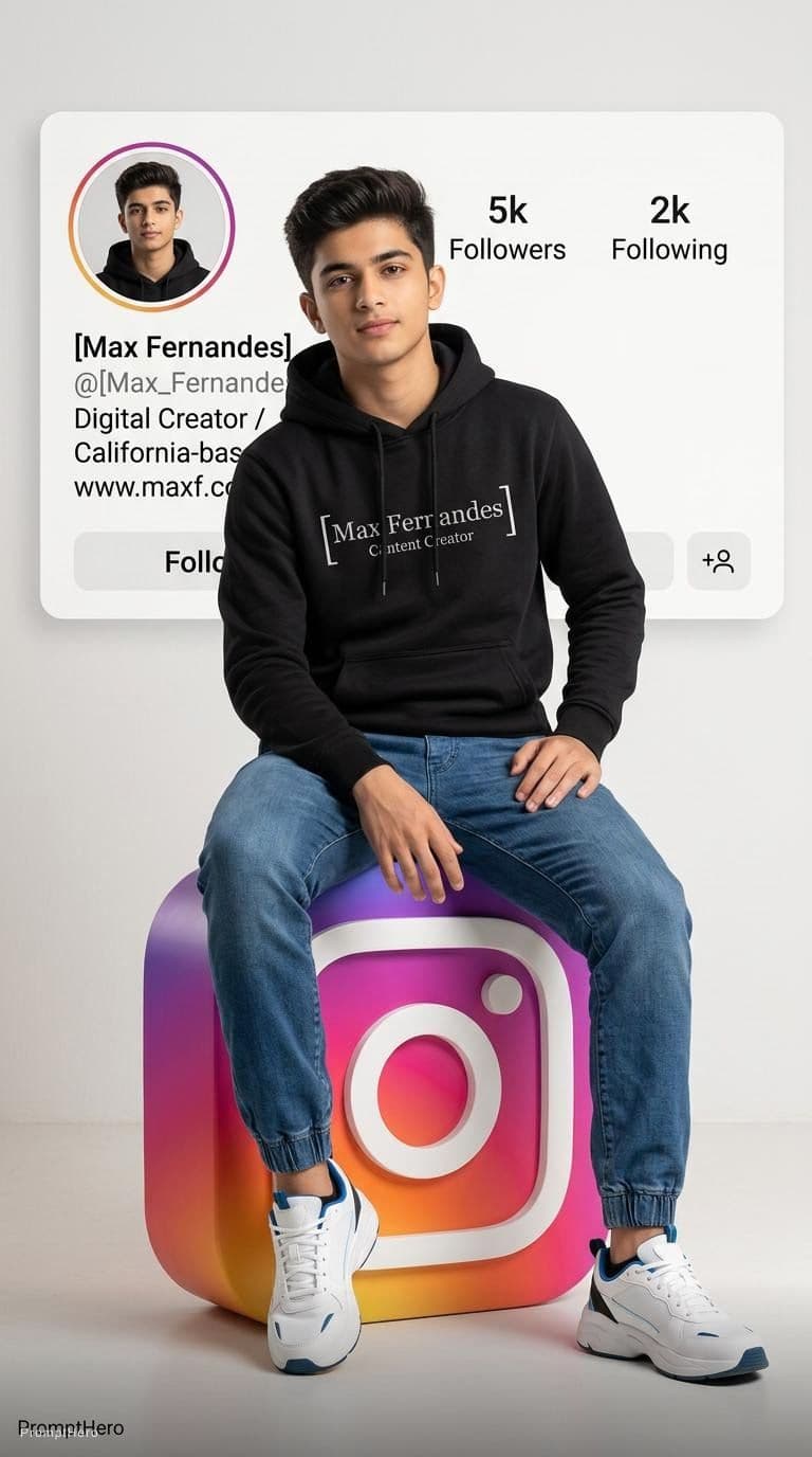 AI generated: "Create a hyper-realistic image in vertical format 9:16. Show a young man with the appearance of and...