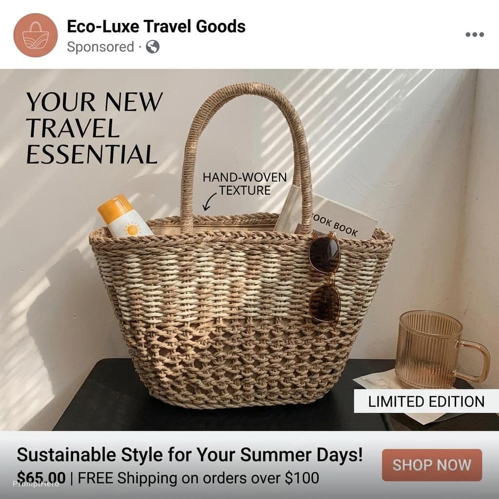 AI generated: Make ads for Facebook 
