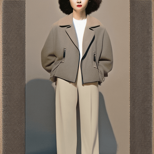 AI generated: Envision Korean her 20s, with an air of confidence and creativity, fullbody shot, She sports a moder...