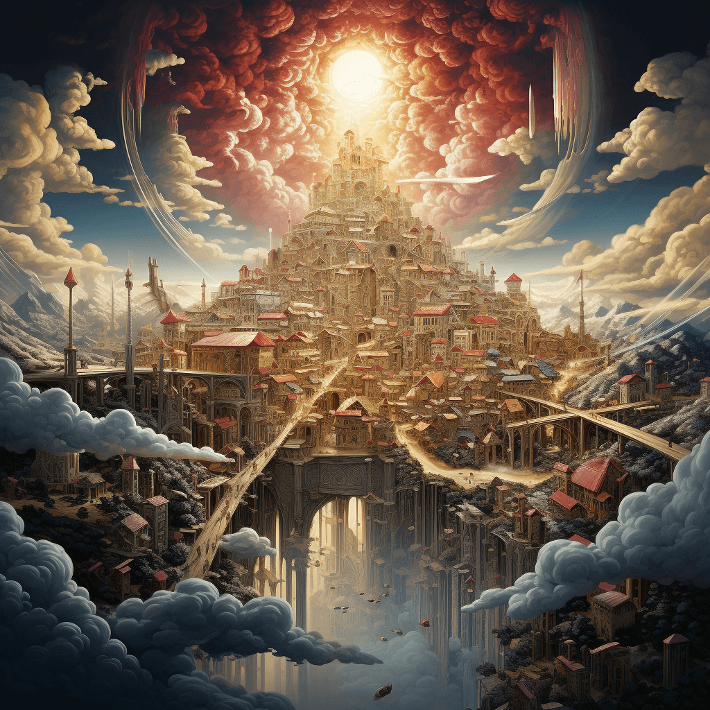 AI generated: AI heaven