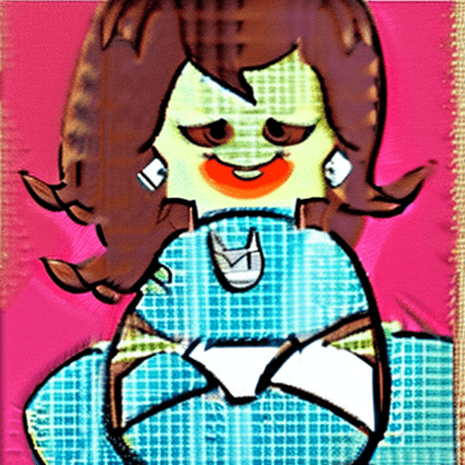 AI generated: Barbara Gordon in diaper 