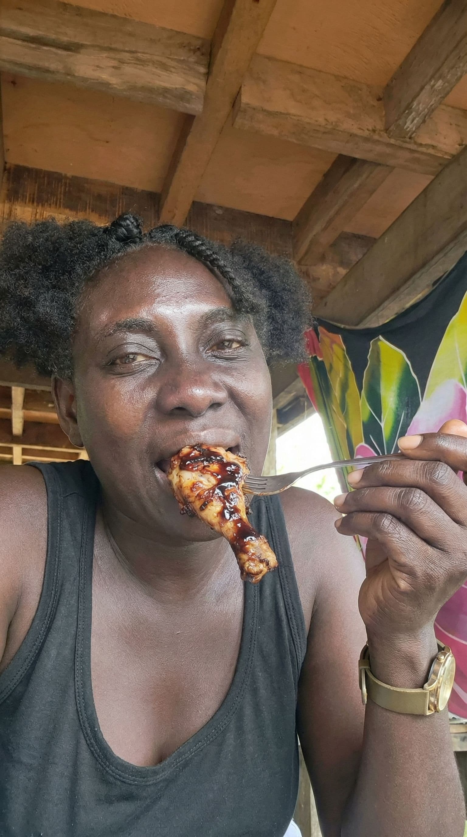 AI generated: Woman sucking black cock 