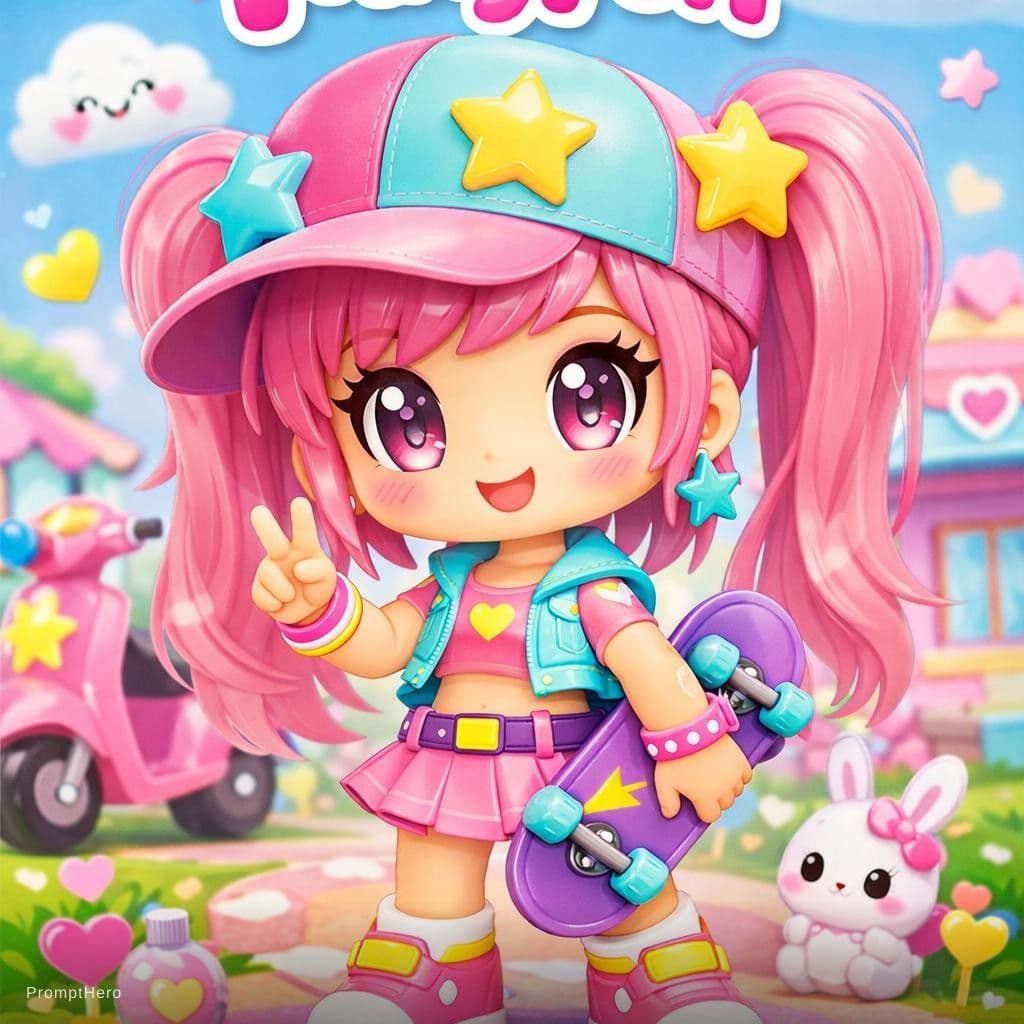 AI generated: piny girl