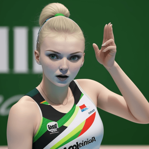 AI generated: Polina Berezina in the final of the Iberdrola league impressive!