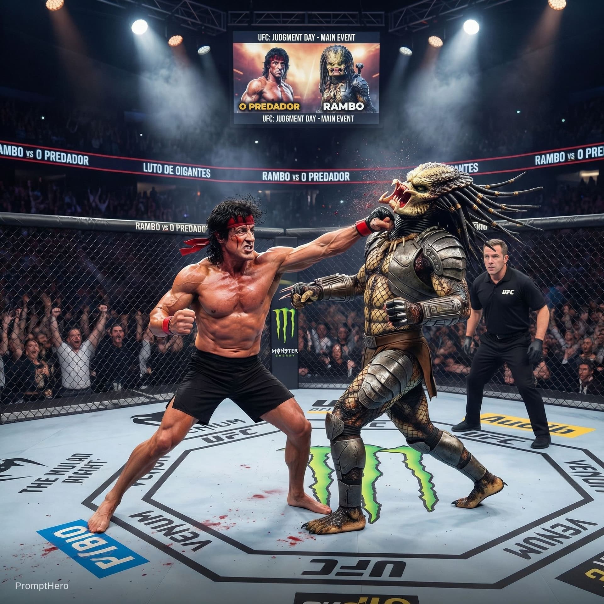 AI generated: UFC Fight