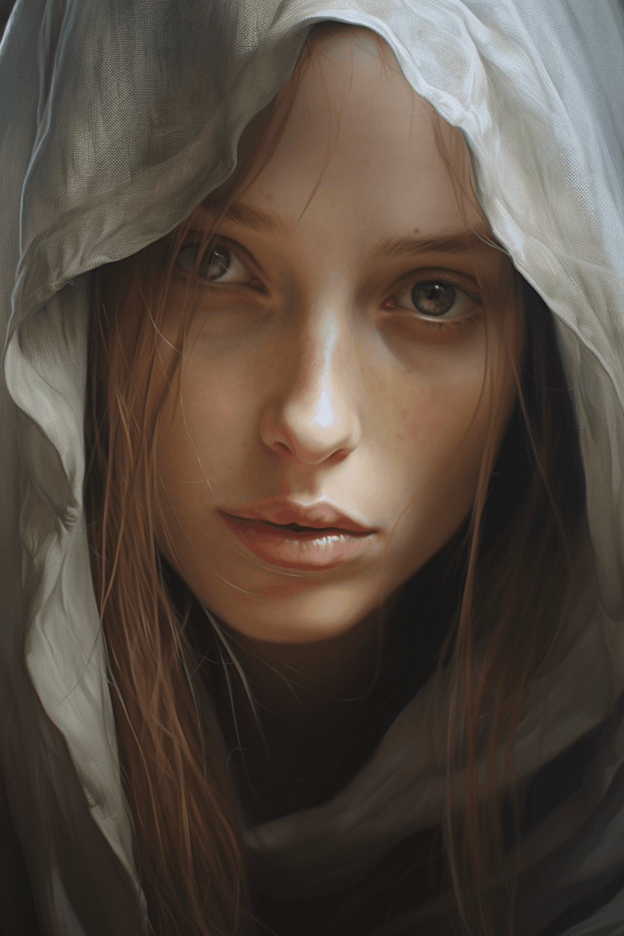 AI generated: Alex, sketching faces, Da Vinci-inspired, Jessica Rossier, paper art, charcoal-sculptured, close-up,...