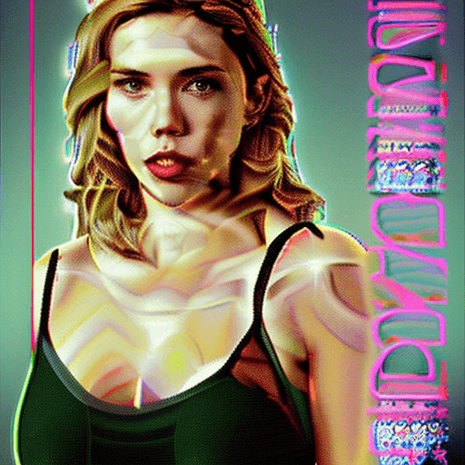 AI generated: Hyper realistic photo of Scarlett Johansson in a black bikini
