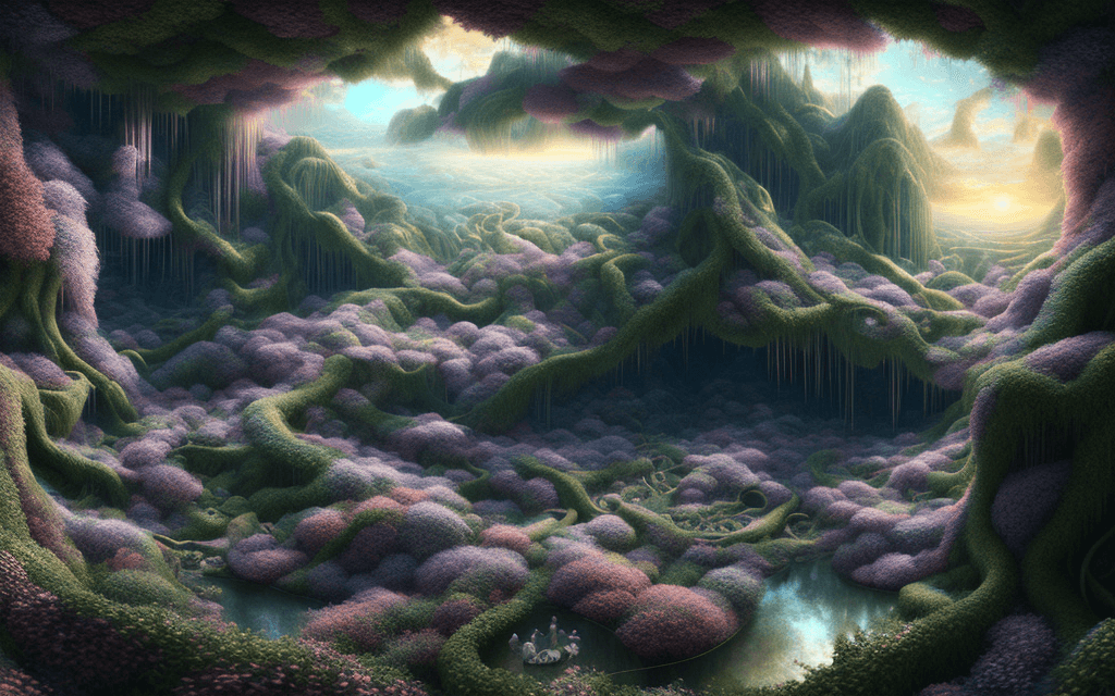 AI generated: a beautiful scenery, digital rendering, trending on pixiv fanbox, , , masterpiece , scene, hypnotic,...