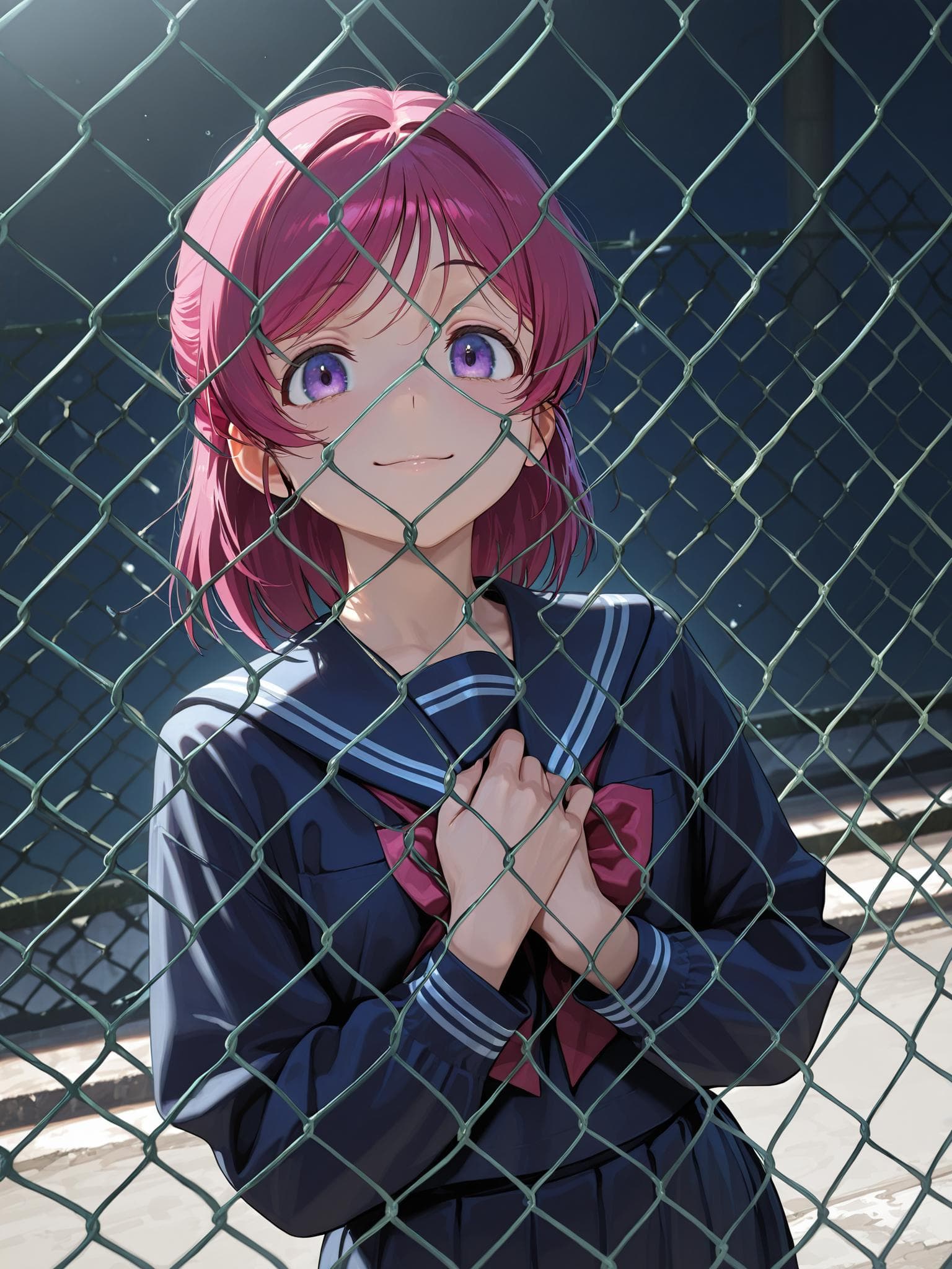 through chain-link fence - Image 2