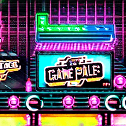 AI generated: "A vibrant and dynamic gaming-themed scene designed for a thumbnail background, featuring a cozy and...