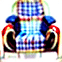 AI generated: Momy sits on a chair
