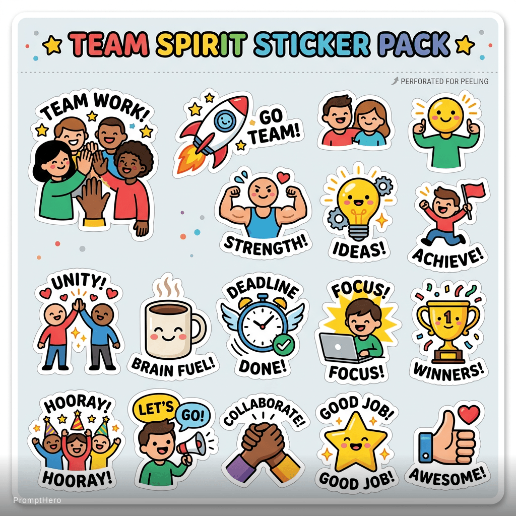 AI generated: Sticker for team 