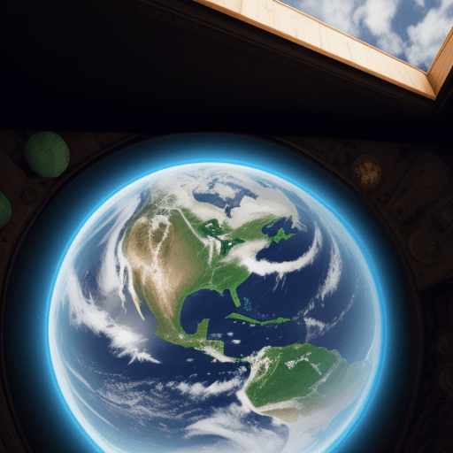 AI generated: inside of earth
