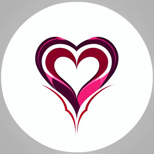 AI generated: Create a heart race vector logo with heart, cardio and runner elements on white background. 