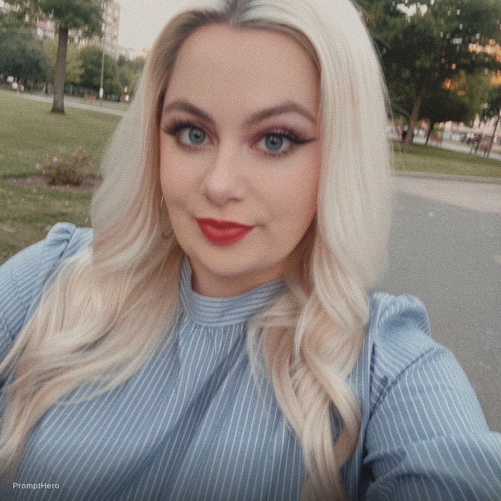 AI generated: low quality phone photo, , a girl realistic, outdoor, selfie