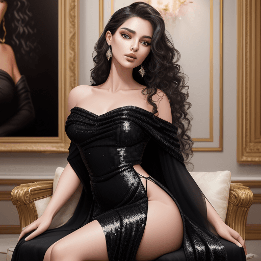 AI generated: "Generate a high-resolution, ultra-detailed image of a sophisticated woman seated in a luxurious hot...