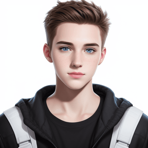 AI generated: Hyper realistic,young man.looking direct,youtuber,looking straigh into the camera,a character portra...