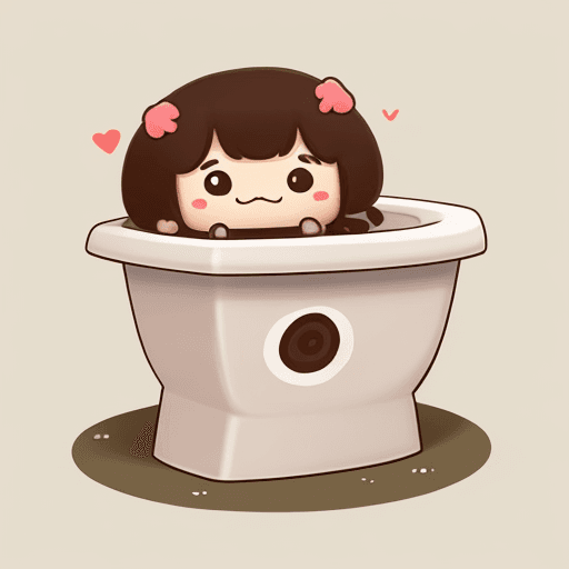 AI generated: nice and cute poop illustration