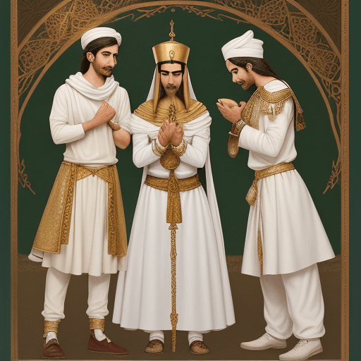 AI generated: image of a Zoroastrian Magi 